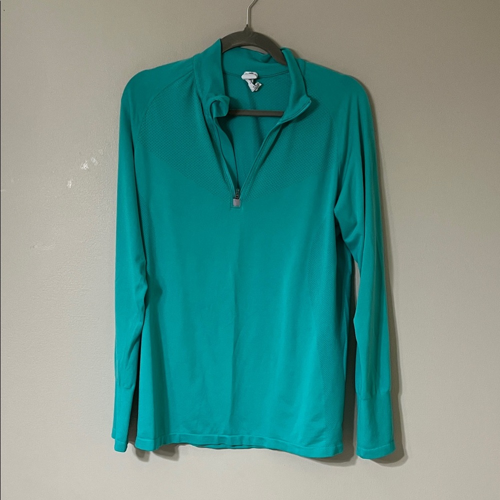 Champion Teal Long Sleeve Women's Top